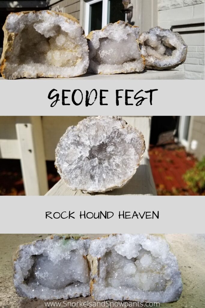 Geode Fest is a rock hounding heaven!